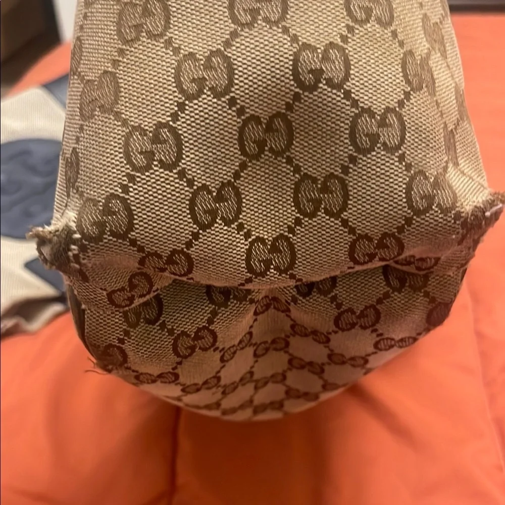 Gucci Brown Baby Bag with Signature Monogram